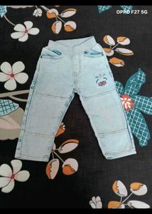 36. Kids Light Wash Denim Jeans