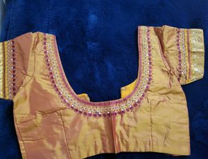 pattu embroidered blouse