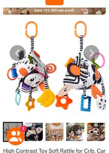 High Contrast Baby Crib & Car Toy