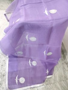 Beautiful Lavender Saree+FreeGift In Just ₹150🥳🤩