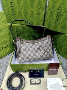 GUCCI* *GG EMBLEM SMALL SHOULDER BAG*WD BOX
