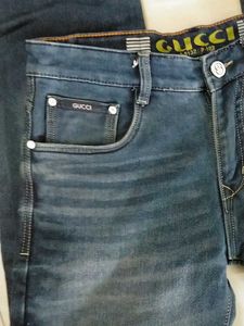 Men's Blue Wash Denim Jeans