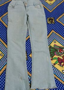 Light Wash Flare Jeans