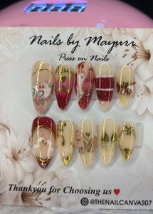 bridal Designer Press On Nails