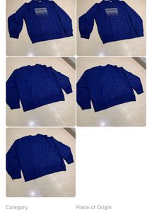 Fixed price, full sleeves, blue T-shirt