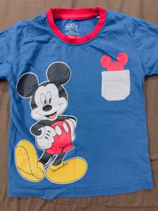 Blue Mickey Mouse T-Shirt