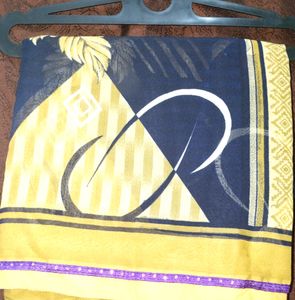Saree with blouse smoothly fancy/stylish/unique/ex