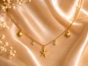 stainless steel Antitarnish Nautical Starfish &amp; Sh