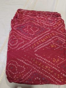 red Bandhani safa