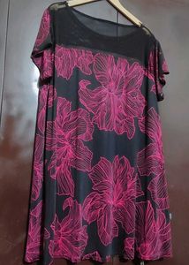 Purple🟣 Floral Print Top For 46 Bust