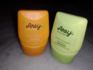 Arey Sun Shield Sunscreen Lot (2 Bottles)