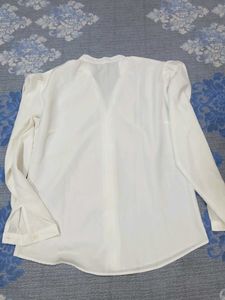 Classic White Long Sleeve Top