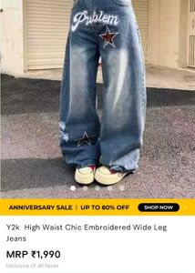 Y2k Savana Wide leg jeans