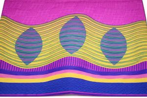 Vibrant Striped saree