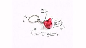 Cute Teddy Keychain🧸💗