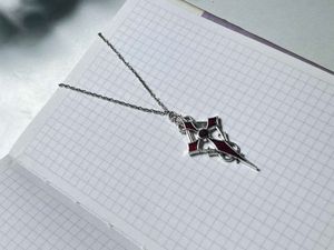 Gothic Cross Pendant Necklace
