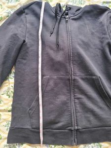 ADIDAS blackZip-Up Hoodie