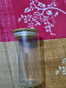Glass Storage Jar with Bamboo Lid
