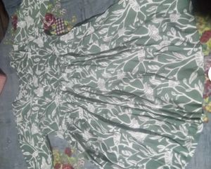 Floral Print Long Sleeve Kurta