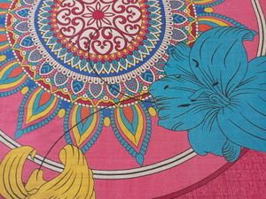 Pink Mandala Print Bedsheet Set