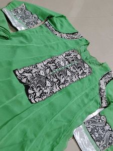 Green anarkali💚