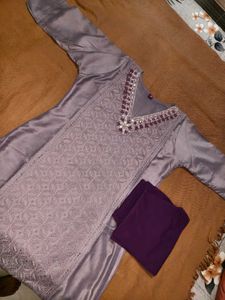 Elegant Embroidered Kurta Set