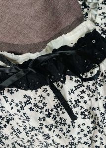 Floral Print Puff Sleeve Top