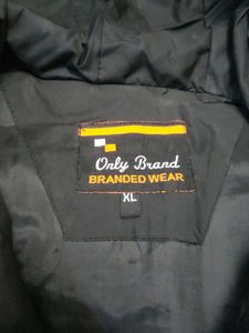 Black Hooded Padded Jacket