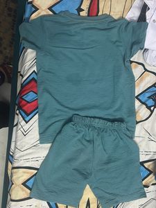 Teal Ribbed Surf Set