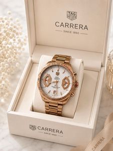 TAG Heuer Carrera Rose Gold Chronograph Watch