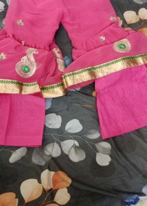 Beautiful Pink Kurta Set with Embroidery