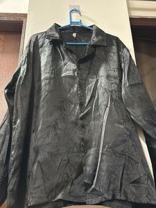 Stylish Black Textured Shirt