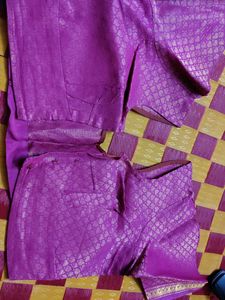 Vibrant Purple Silk Blouse