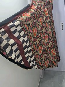 Vibrant Floral Print Sleeveless gown..... perfect