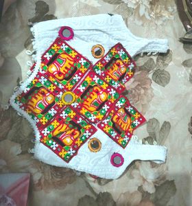 Embroidered Mirror Work Blouse