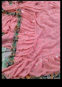 Designer Bollywood Saree With Blouse