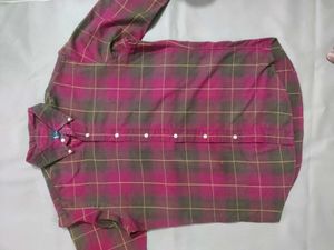 Plaid Button-Down Shirt
