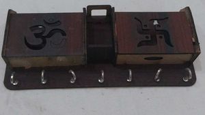Decorative Om Swastik Key Holder