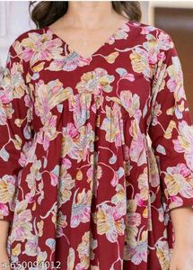 Floral Print Peplum Top