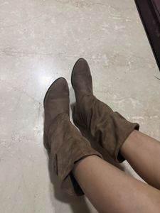 Brown Slouch Boots