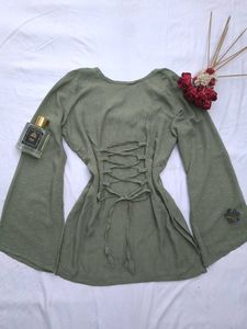 Coquette Corset short Kurti☘️
