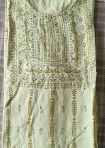 Elegant pista green Kurta
