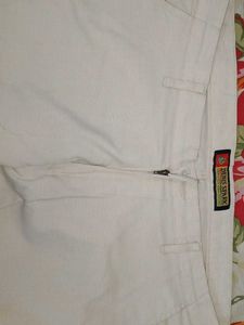 Cream Chinos pants