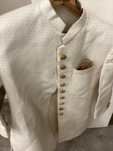Elegant Cream Sherwani Set for boys