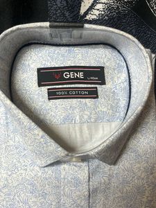 Men's Gene 100% Cotton Floral Print Shirt