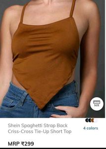 cute Brand new brown top