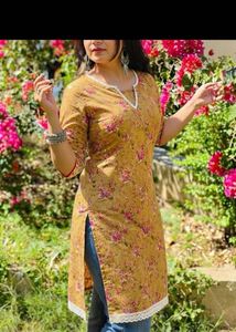 Amber Blossom Kurta