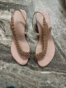 Plazo And Heels Combo