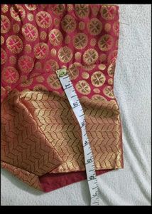 Stunning Red &amp; Gold Silk Saree