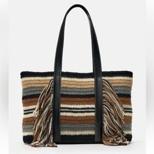 Zara Limited Edition Bohemian Hand Bag From NYC